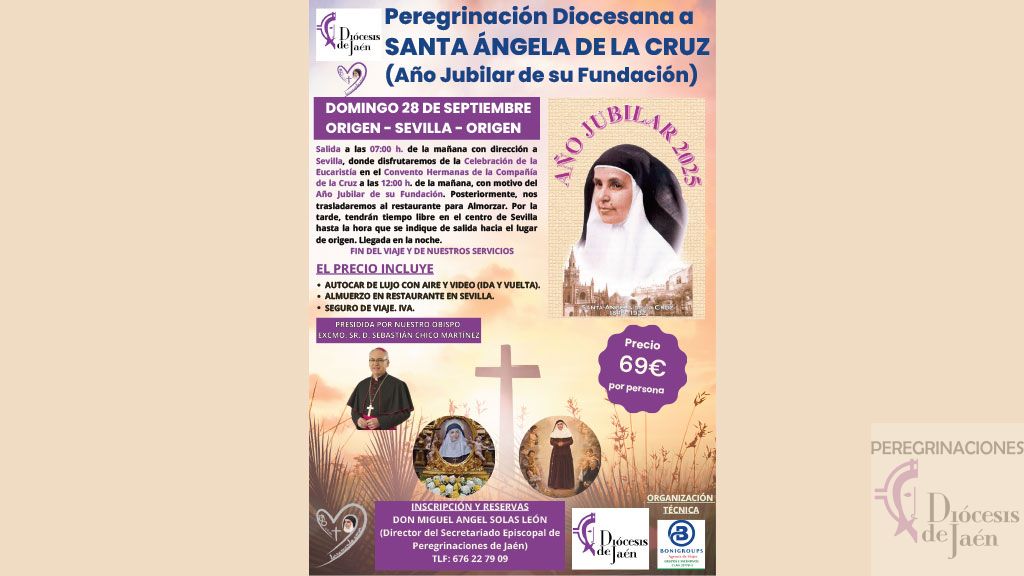 Peregrinación diocesana a Santa Ángela de la Cruz, presidida por nuestro obispo D. Sebastián